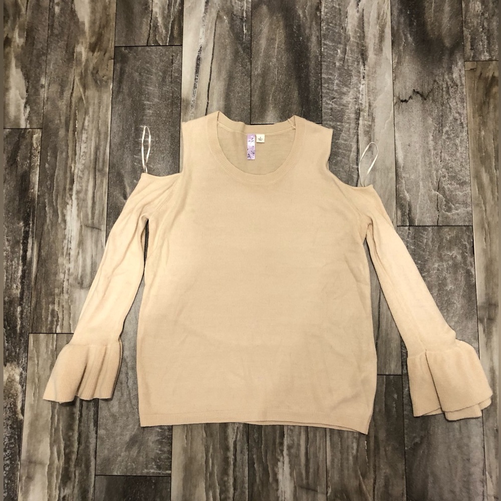 Alya Off The Shoulder Shoulder-less Sweater S